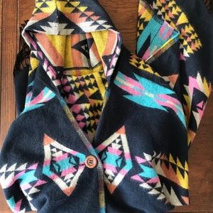 Boho Navajo Poncho Wrap
